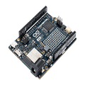 ARDUINO UNO REV4 WIFI, Retrocompatible con la UNO R3, la Arduino UNO R4 WiFi incluye una matriz LED 12x8 para interfaz mejorada y destaca por su conectividad y mayor potencia de procesamiento