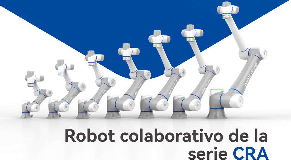 Brazo Robot Colaborativo Industrial Capacidad de Carga 10kg Comunicacion TCPIP Modbus TCP WIFI Grado de Proteccion IP54