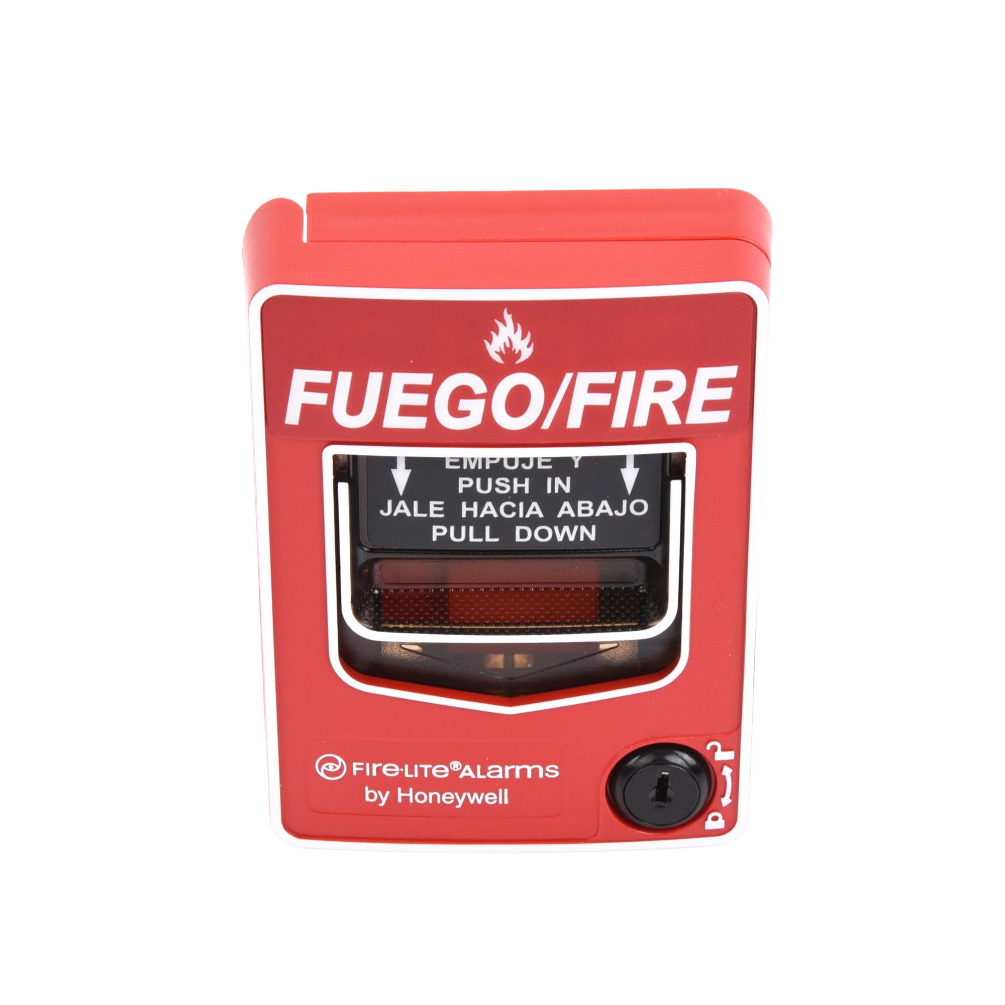 Estación Manual de Emergencia â”‚ Doble Acción, Convencional con Mensaje en Español