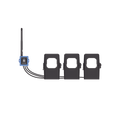 Medidor de corriente LoRaWAN para tres fases hasta 500A