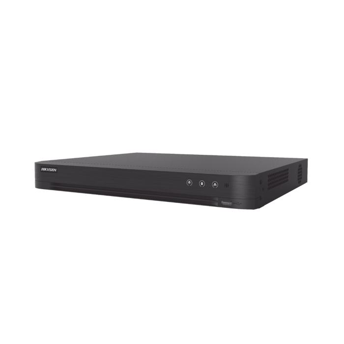 DVR 32 Canales TurboHD + 2 Canales IP / 2 Megapixel (1080p) Lite / Acusense (Evita Falsas Alarmas) / Audio por Coaxitron / H.265+ / Salida de Video en Full HD