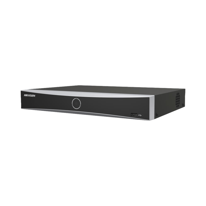 [Acusearch] NVR 12 Megapixel (4K) / 16 canales IP / AcuSense (Evita Falsas Alarmas) / Reconocimiento Facial / 1 Bahía de Disco Duro / HDMI en 4K / Sin Puertos PoE+
