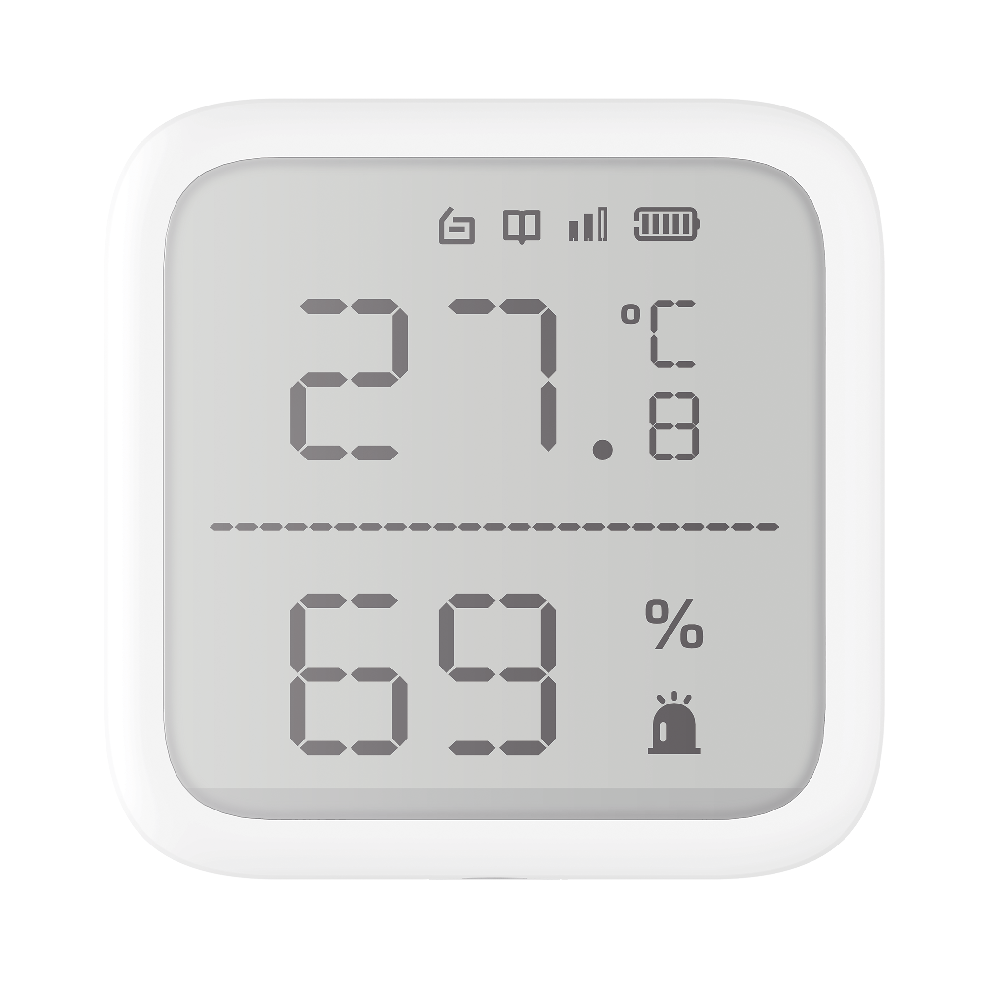 (AX PRO) Detector de Temperatura y Detector de Humedad Inalámbrico / 2.7" de Tamaño / Uso en Interior / Rango de Detección desde -35°C hasta 99°C