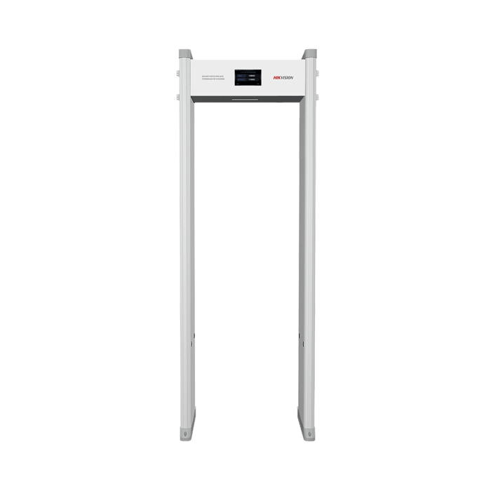 Arco Detector de Metales de 18 Zonas con Pantalla LCD de 7" / Conteo de personas y Alarmas / Ajuste de Sensibilidad e Interferencias