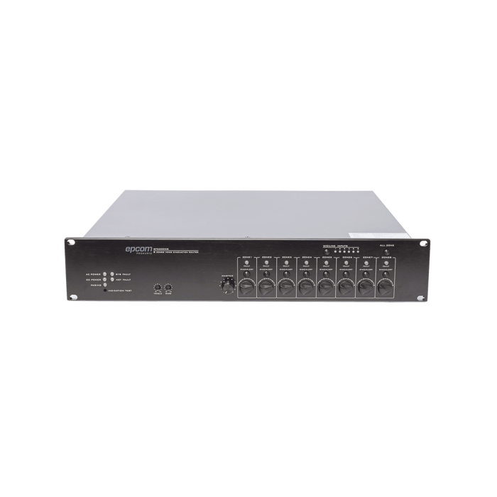 Controlador de Extensión de Evacuación de Voz | 8 Zonas | 500W | Soporta Máx. 19 SF6200MS en Cascada