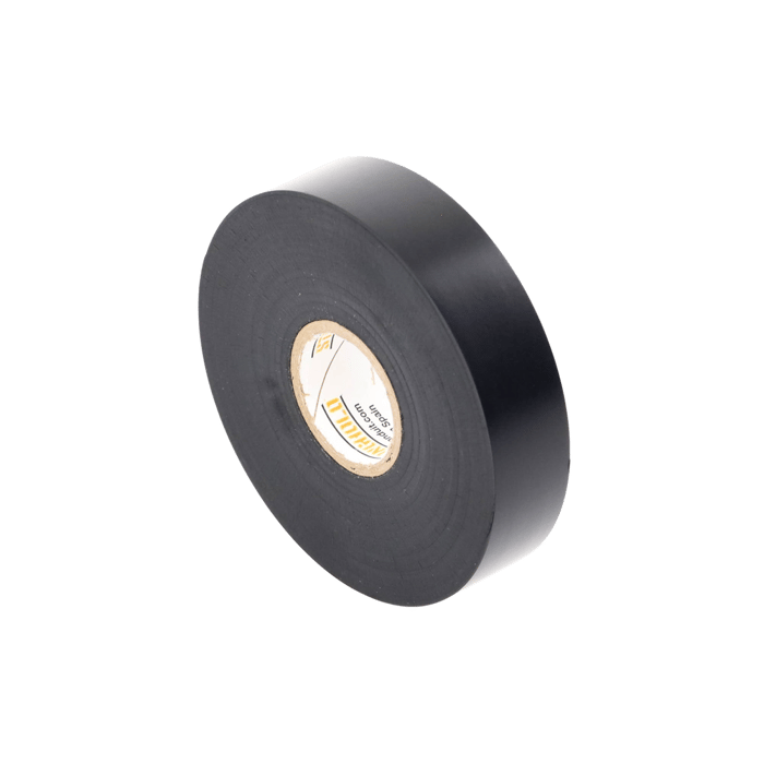 Cinta Eléctrica STRONGHOLD para Aislar, de PVC, Trabajo Pesado Eléctrico Industrial (Soporta abrasión, UV, agua, aceite y corrosión), Grosor de 0.21 mm (8.5 mil), Ancho de 19 mm, y 20 m de Largo, Uso Interior/Exterior, Color Ne