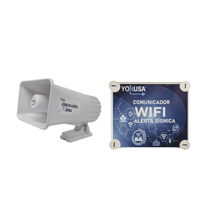 KIT de Alertamiento SISMICO con Audio Oficial SASMEX por WIFI