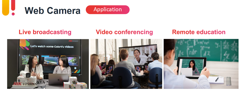 Cámara Web ALTA DENIFICIÓN (1080p) / Aro de Luz Interconstruido / Gran Angular / Micrófono Integrado / Conector USB de 2 mts / Fácil de Instalar / Reducción de Ruido Inteligente